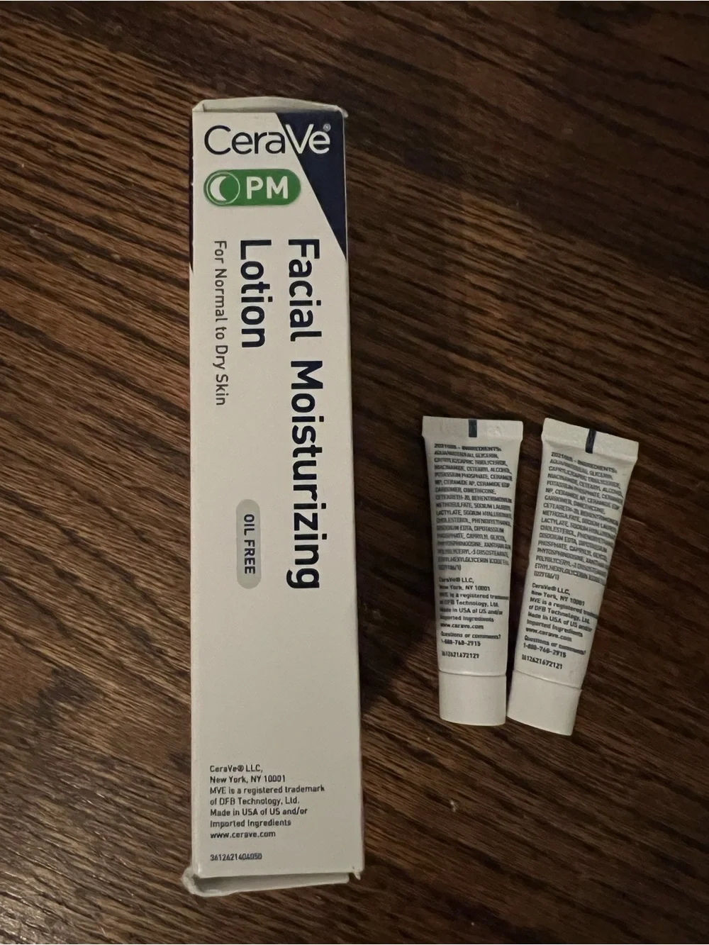 NWT Cerave PM Facial Moisturizing Lotion 2oz + 2 travel sized tubes